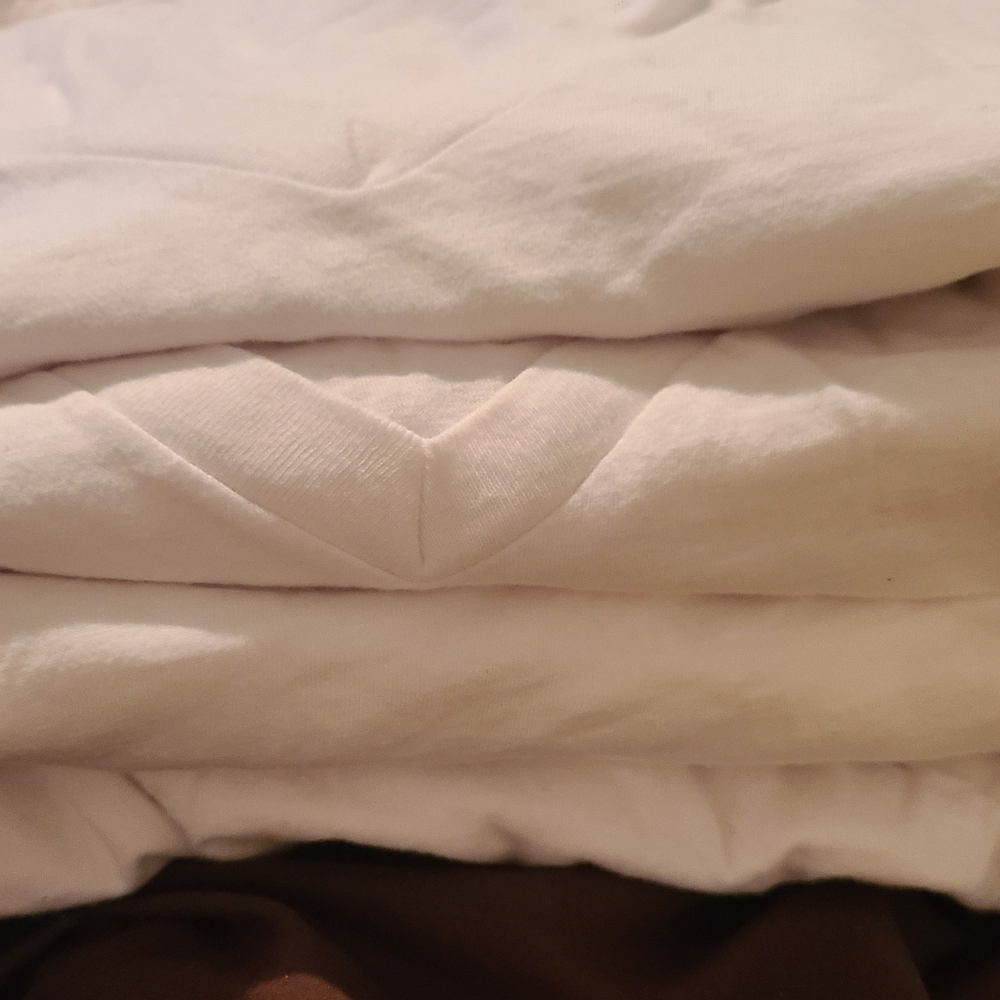 Fruit of the Loom t-shirts V neck 4 piece